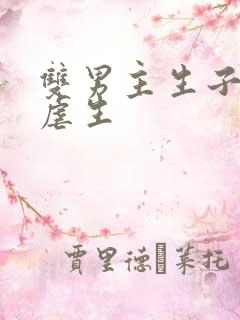 双男主生子纯生虐生