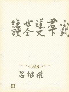 绝世道君小说阅读全文下载