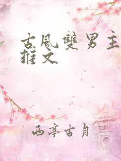 古风双男主小说推文