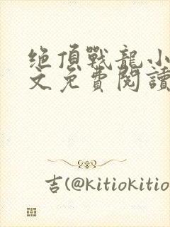 绝顶战龙小说全文免费阅读