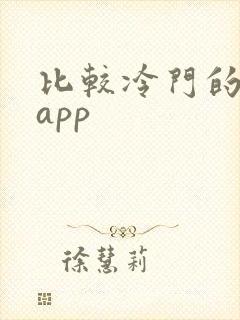 比较冷门的购物app