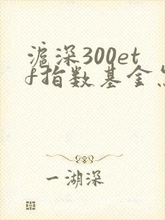 沪深300etf指数基金怎么购买