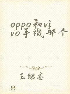 oppo和vivo手机哪个质量好 耐用