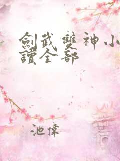 剑武双神小说阅读全部