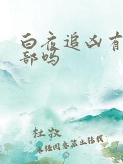 白夜追凶有第三部吗