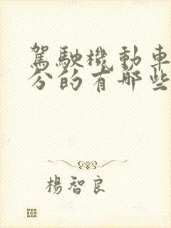 驾驶机动车扣六分的有哪些违法行为