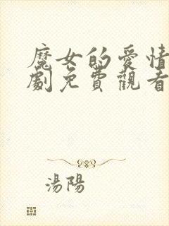 魔女的爱情电视剧免费观看全集