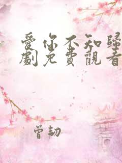 爱你不知归途短剧免费观看全集高清