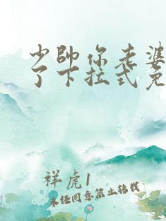 少帅你老婆又跑了下拉式免费