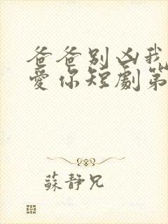 爸爸别凶我我也爱你短剧第11集