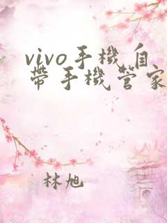 vivo手机自带手机管家在哪里