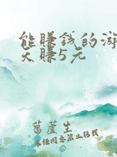 能赚钱的游戏一天赚5元