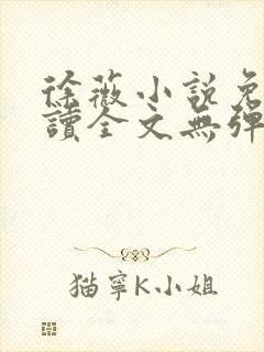 徐薇小说免费阅读全文无弹窗