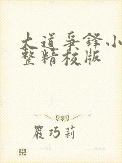 大道争锋小说完整精校版