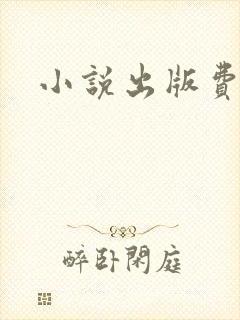 小说出版费用