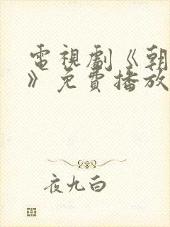 电视剧《朝雪录》免费播放