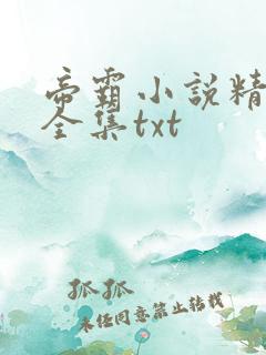 帝霸小说精校版全集txt