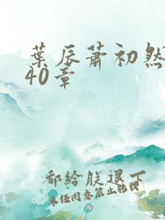 叶辰萧初然2440章