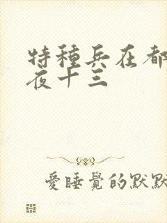 特种兵在都市 夜十三