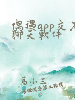 偶遇app交友聊天软件