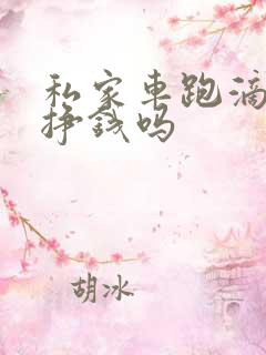 私家车跑滴滴能挣钱吗