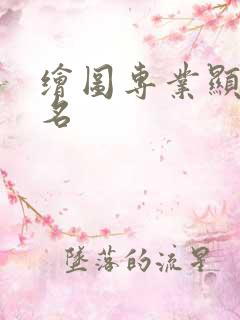 绘图专业显卡排名