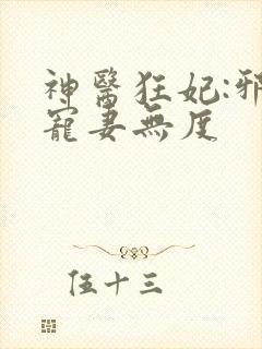 神医狂妃:邪王宠妻无度