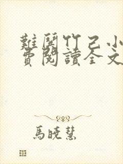 难哄竹己小说免费阅读全文无窗口