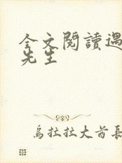 全文阅读遇见傅先生