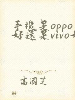 手机是oppo好还是vivo好?