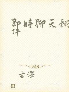 即时聊天翻译软件