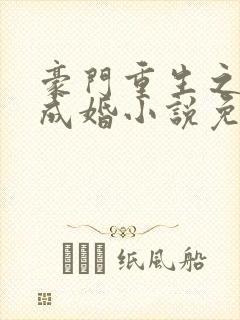 豪门重生之暖爱成婚小说免费阅读