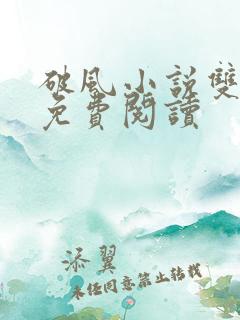 破风小说双男主免费阅读