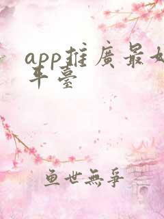 app推广最好平台