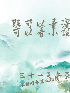 既可以看漫画也可以看小说的软件