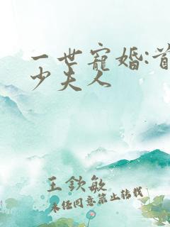 一世宠婚:首席少夫人