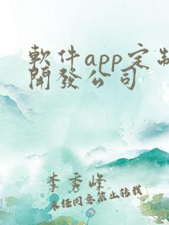 软件app定制开发公司