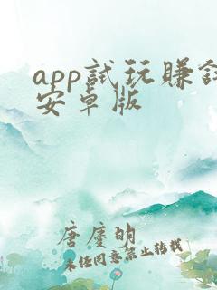 app试玩赚钱安卓版