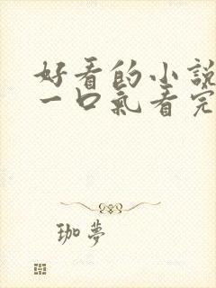 好看的小说推文一口气看完