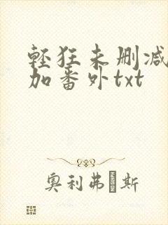 轻狂未删减完结加番外txt