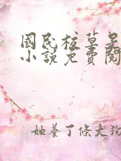 国民校草是女生小说免费阅读