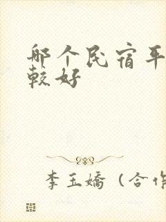 哪个民宿平台比较好