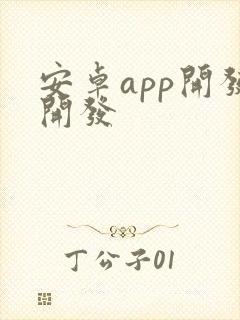 安卓app开发开发