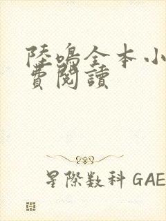 陆鸣全本小说免费阅读