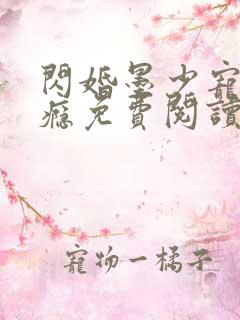 闪婚墨少宠妻成瘾免费阅读