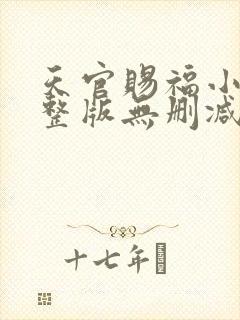 天官赐福小说完整版无删减txt