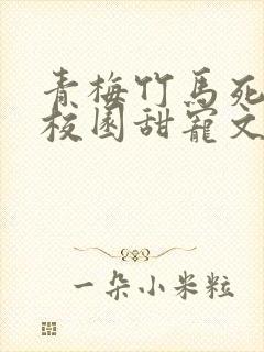 青梅竹马死对头校园甜宠文