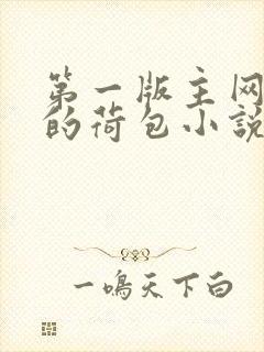 第一版主网好看的荷包小说网