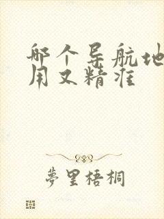 哪个导航地图好用又精准