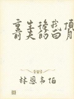 重生后我顶替了前夫的白月光简介